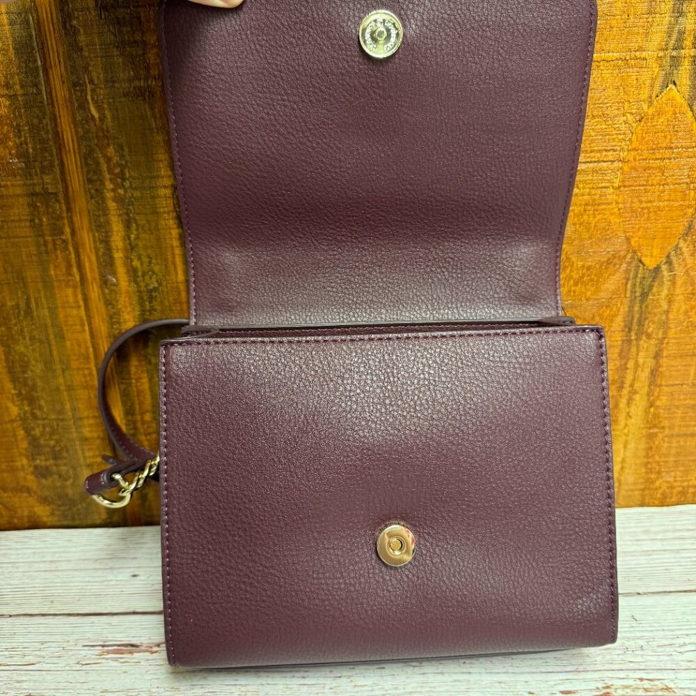 I.N.C. INTERNATIONAL CONCEPTS Sibbell Crossbody Bag – Red Plum - Picture 6 of 8